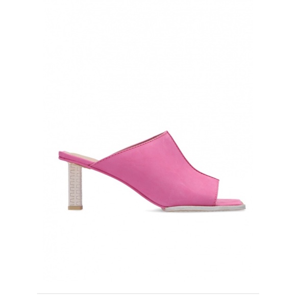 Jacquemus Carino Leather Nubuck Mules NIB - Picture 3 of 8